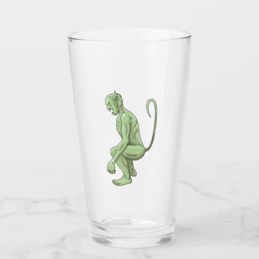 Verre Le grand jeu vert (Devant)