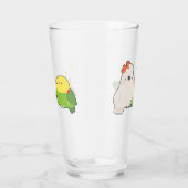 Verre Le jardinage des oiseaux (Droite)