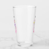 Verre Le lapin féerique | d'aquarelle ajoutent votre nom (Droite)