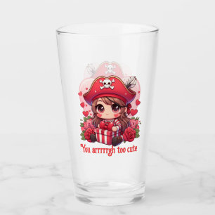 Verre Le magnifique pirate de la Saint Valentin