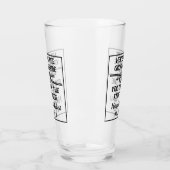 Verre Le mariage a attaché les noms de couples de (Gauche)