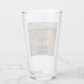 Verre Le monde entier sur la table (Dos)
