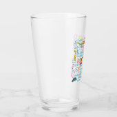 Verre Le Motif ABC du Dr Seuss avec des mots (Droite)