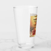 Verre Le Motif de Noël, avec des présents sous l'arbre d (Droite)