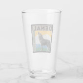 Verre Le Parc national de Denali | Howling Wolf (Dos)