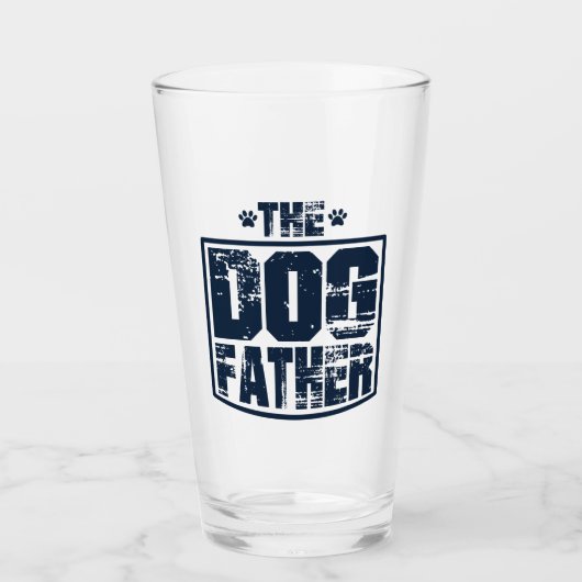Verre Le père du chien a porté Graphisme (Devant)