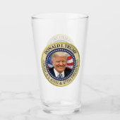 Verre Le président Donald Trump 47e président 2024 Photo (Devant)