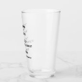 Verre Le problème, ce n'est pas le problème...bière (Gauche)