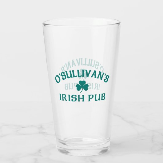 Verre Le pub irlandais d'O'Sullivan (Dos)