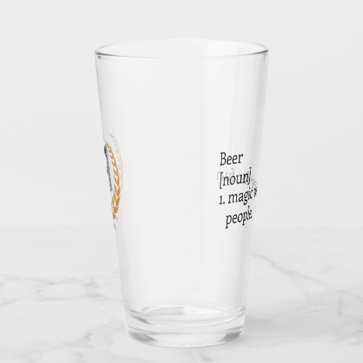 Verre "Le sens de la bière" Monogramme (Droite)