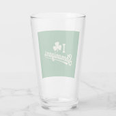 Verre Le Shamrock de Green Funny Irish Patty Saint Patri (Dos)