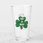 Verre LE shamrock ERIN VA SE BRAQUER ! (Dos)
