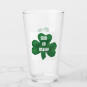Verre LE shamrock ERIN VA SE BRAQUER ! (Devant)