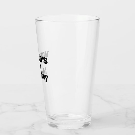 Verre Le singe n° 1 du monde (Gauche)