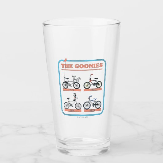 Verre Le tableau des vélos de Goonies (Devant)