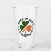 Verre Le temps de la Saint Patrick pour certains Shenani (Devant)