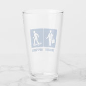 Verre Le Travail Est Important La Raquette À Neige (Dos)