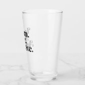 Verre "Learn. Act. Achieve." - Art Typographique Minimal (Gauche)