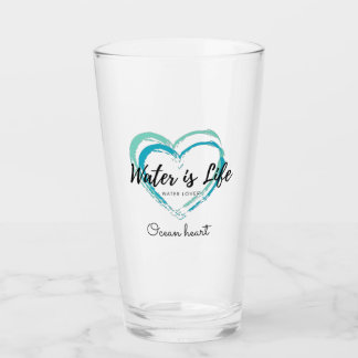 Verre L'eau, c'est la vie. Verre, Mug, Coupe, Abeille de