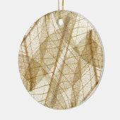 Verre leges van Cream Beige Lace Keramisch Ornament (Links)