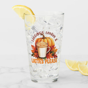 Verre Leggings, Feuilles et lattes S'il vous plaît - Aut