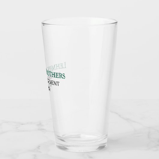 Verre Lehman Brothers Gestion des risques Mugs internes (Gauche)