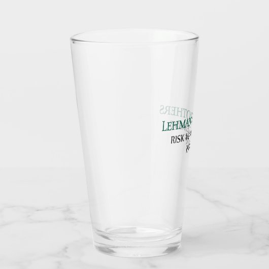 Verre Lehman Brothers Gestion des risques Mugs internes (Droite)
