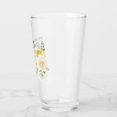 Verre L'élégant Squeeze Main Fleur Lemon pour une Mariée (Gauche)