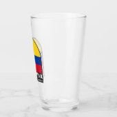Verre L'emblème du drapeau colombien est Vintage (Gauche)