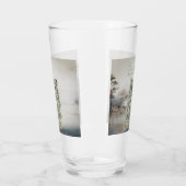 Verre Leopard de neige peint à la main (Gauche)