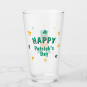 Verre Leprechaun Clover Shamrock Patrick's Day (Dos)