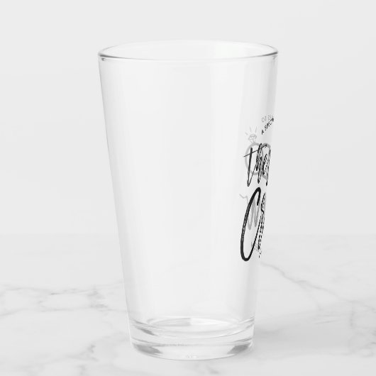 Verre L'équipage I Do | Fête de mariage Faveur | Nom per (Droite)