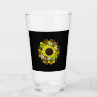 Les abeilles de tournesol hippie