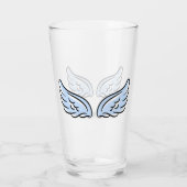 Verre Les ailes du petit ange mignon (Dos)