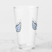 Verre Les ailes du petit ange mignon (Droite)