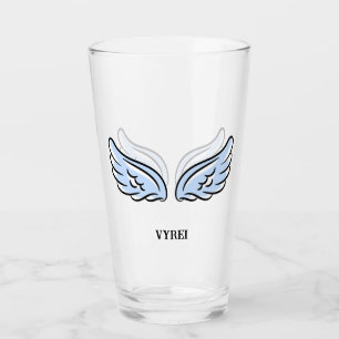 Verre Les ailes du petit ange mignon