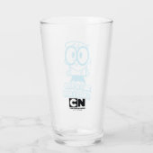 Verre Les choses bougent dans la chambre de Dexter (Dos)