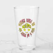 Verre Les choses seront plus brillantes un sourire à la  (Devant)