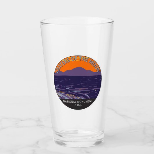 Verre Les cratères du Monument National de la Lune Idaho (Devant)