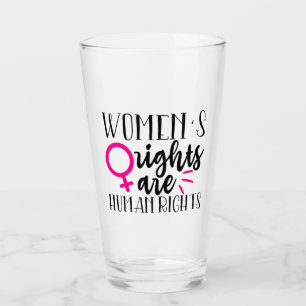 Verre Les droits de la femme sont des droits de l'homme