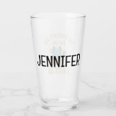 Verre Les étudiants appellent je dois y aller (Dos)