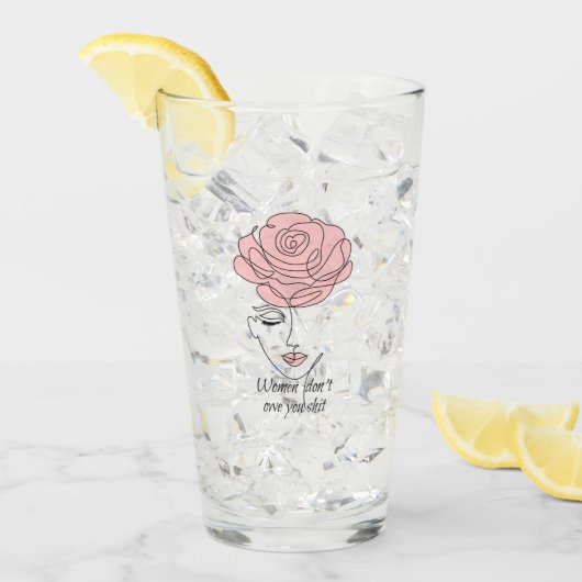 Verre Les femmes ne vous rendent pas coupable la tombeil (Devant glace)