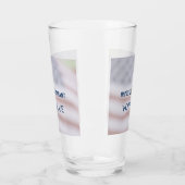 Verre Les femmes obsédées votent bleu 2024 (Gauche)