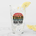 Verre Les filles laissent aller les filles vintage week-<br><div class="desc">Les filles laissent aller les filles vintage week-end rustique loin de verre de nom personnalisé. Un grand cadeau de gardien pour la fête de bachelorette.</div>