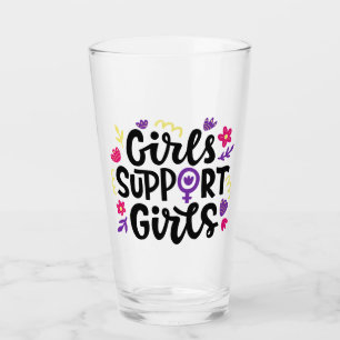 Verre Les filles soutiennent les filles