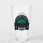 Verre Les fléchettes de pub classiques (Dos)