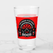 Verre Les fléchettes de pub classiques (Dos)