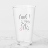 Verre Les fonds ! (Dos)