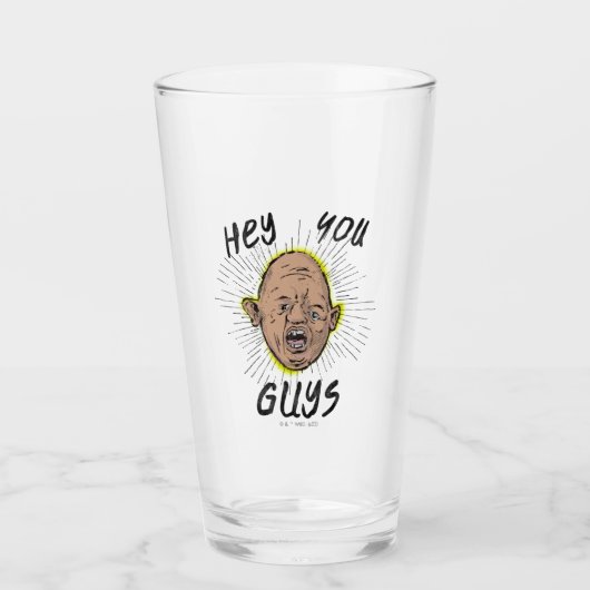 Verre Les Goonies Sloth Doodle "Hey les gars" (Devant)