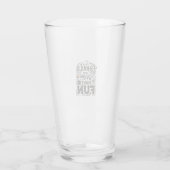 Verre Les goules veulent juste s'amuser conception vecto (Dos)